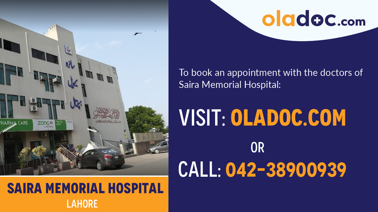 Book Appointment With Doctors at Saira Memorial Hospital Lahore